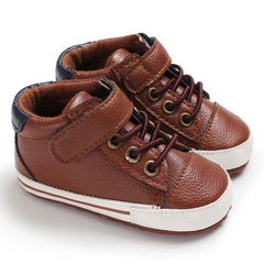 Casual Comfortable Boots for Baby Boys with Hook and Loop Fastener