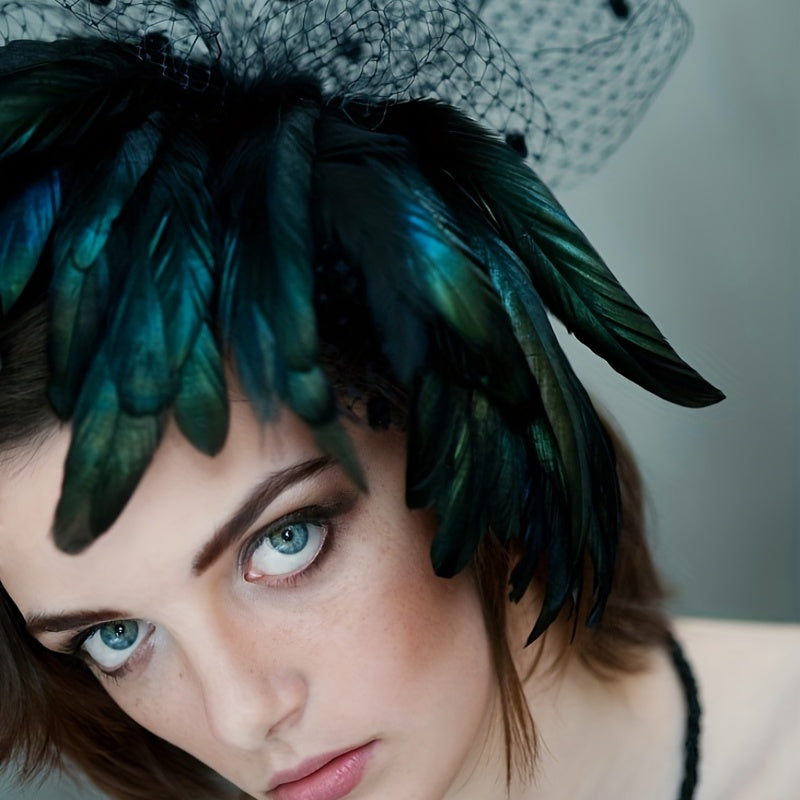 10pcs Rooster Feather Shape Western Style Hair Accessories