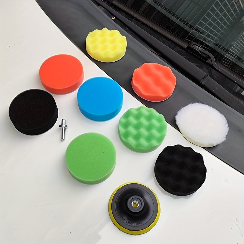 11-Piece Boat Cleaning Tools Kit - Car Scratch Removal & Polishing
