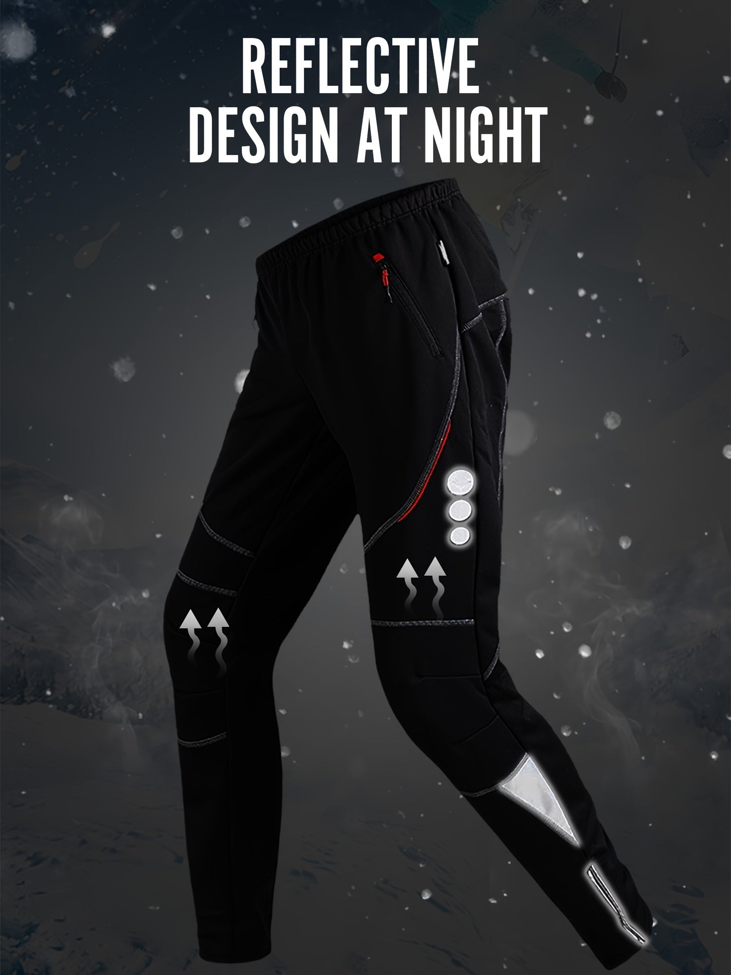 Men's Thermal Windproof Mountain Biker Riding Pants