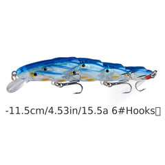 Long Casting Group Fish Lure Slow Sinking Bionic Hard Bait with Feather Hook