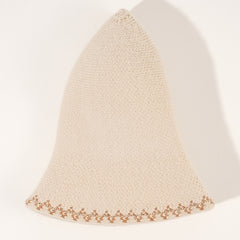 Woolen Knitted Casual Hat Women's Double-sided Bucket Hat