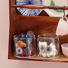 5pcs 1:6 Scale Kitchen Food & Drink Dolls with Random Stickers