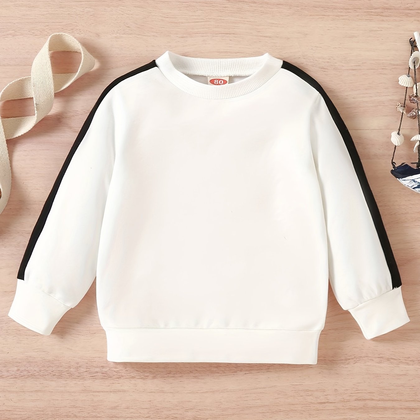 Toddler Baby Cotton Sweatshirt Long Sleeve Pullover Top