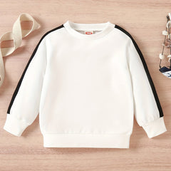 Toddler Baby Cotton Sweatshirt Long Sleeve Pullover Top