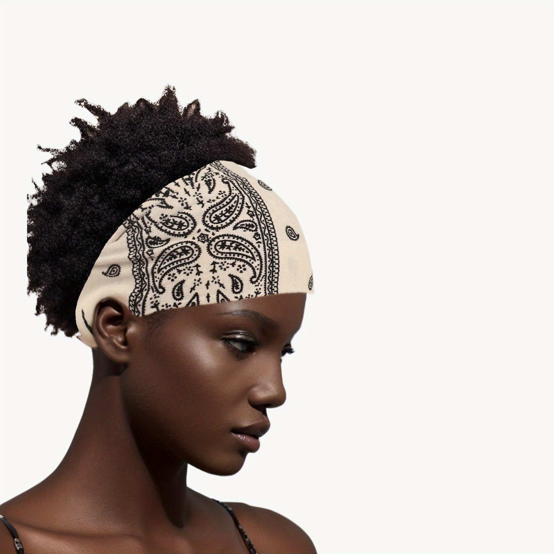 Vintage Waistband Headband Wide Brim Yoga Headband for Men & Women