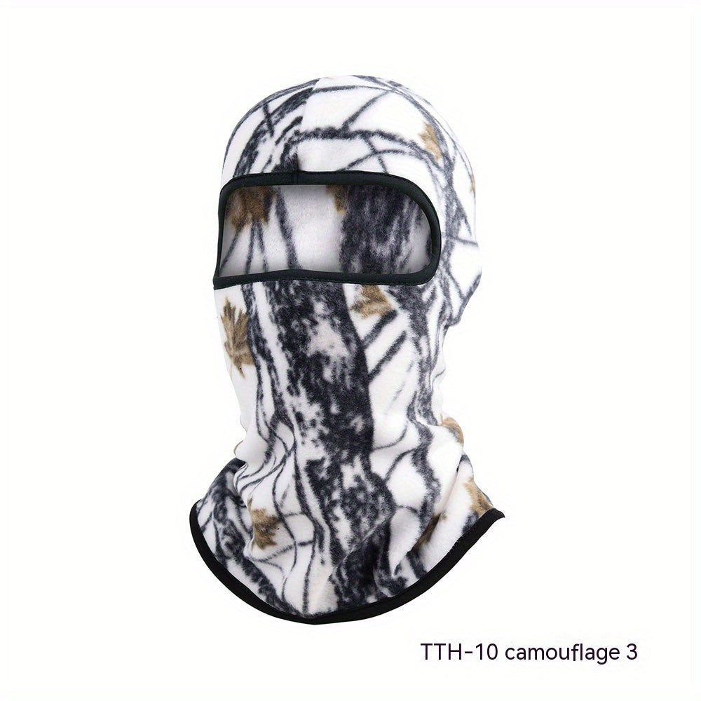 Camouflage Outdoor Riding Headgear Skiing Face Protection Mask & Hat