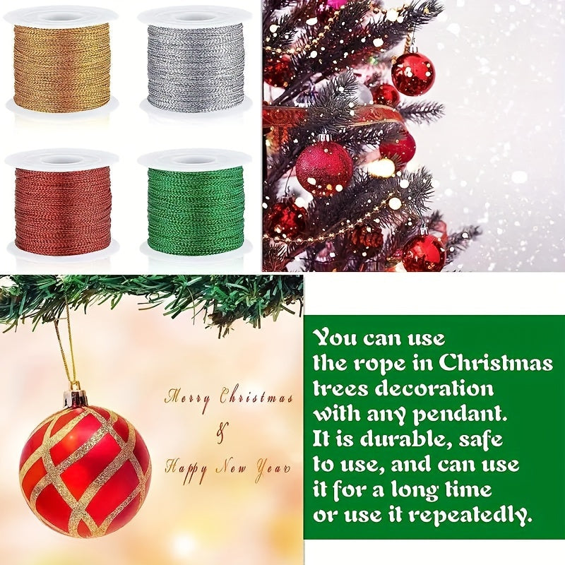 20m 1mm Golden Rope Twine Ribbon Wedding Packing Cords Rope DIY Craft String