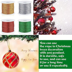 20m 1mm Golden Rope Twine Ribbon Wedding Packing Cords Rope DIY Craft String