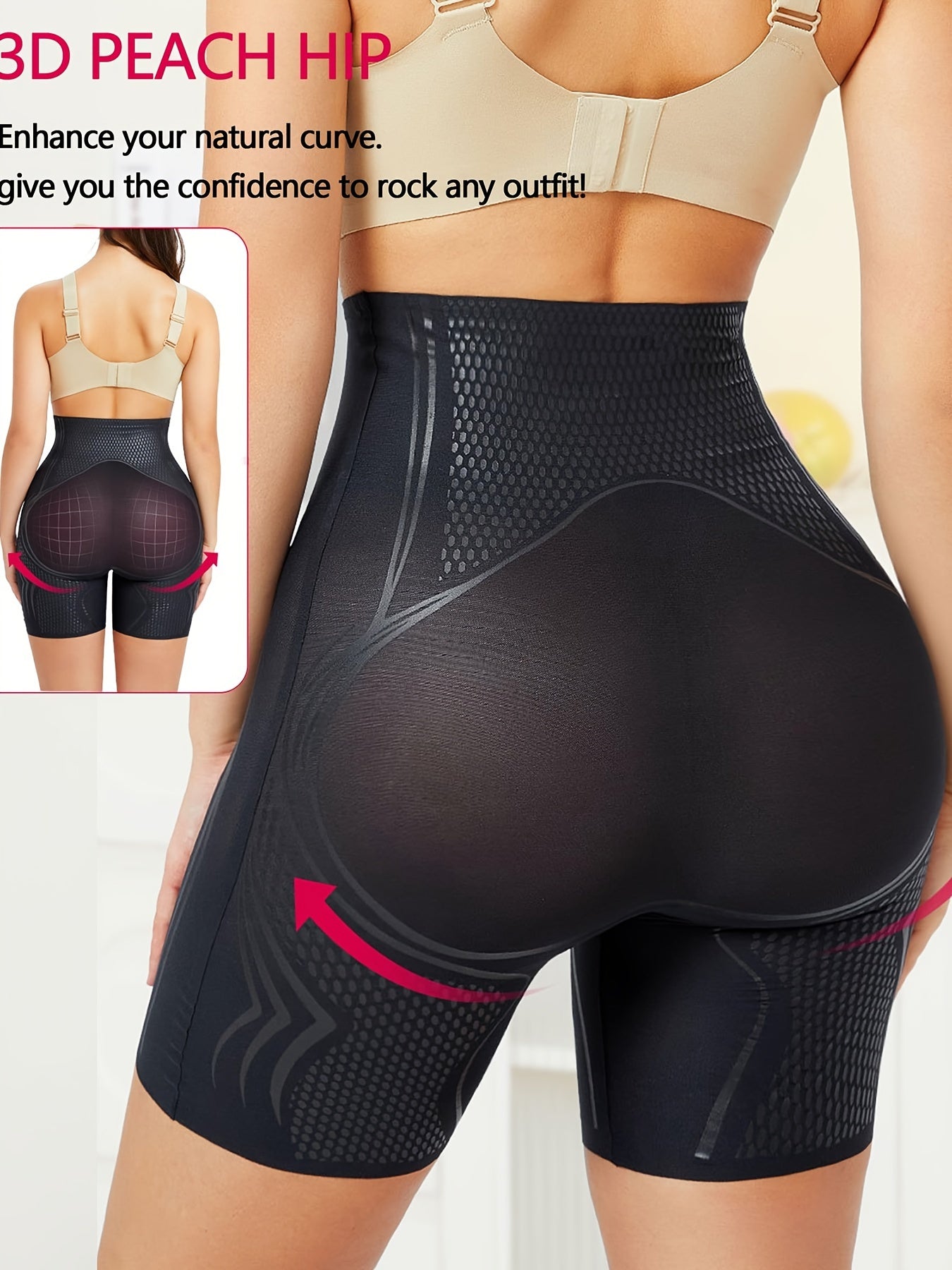 High Waist Tummy Control Seamless Sports Shorts