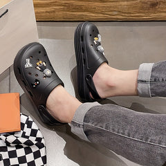 Men's Closed Toe Clogs Sandals Soft Sole Walking Shoes
