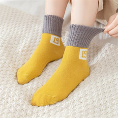 10pairs Girls Kids Number Print Sports Socks