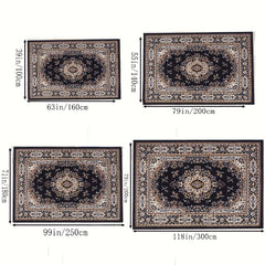 Non Slip Large Area Rug Soft Carpet, Washable, Living Room Bedroom