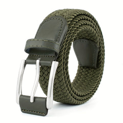 Nylon Men's Belt Pin Buckle Casual Woven Belt
