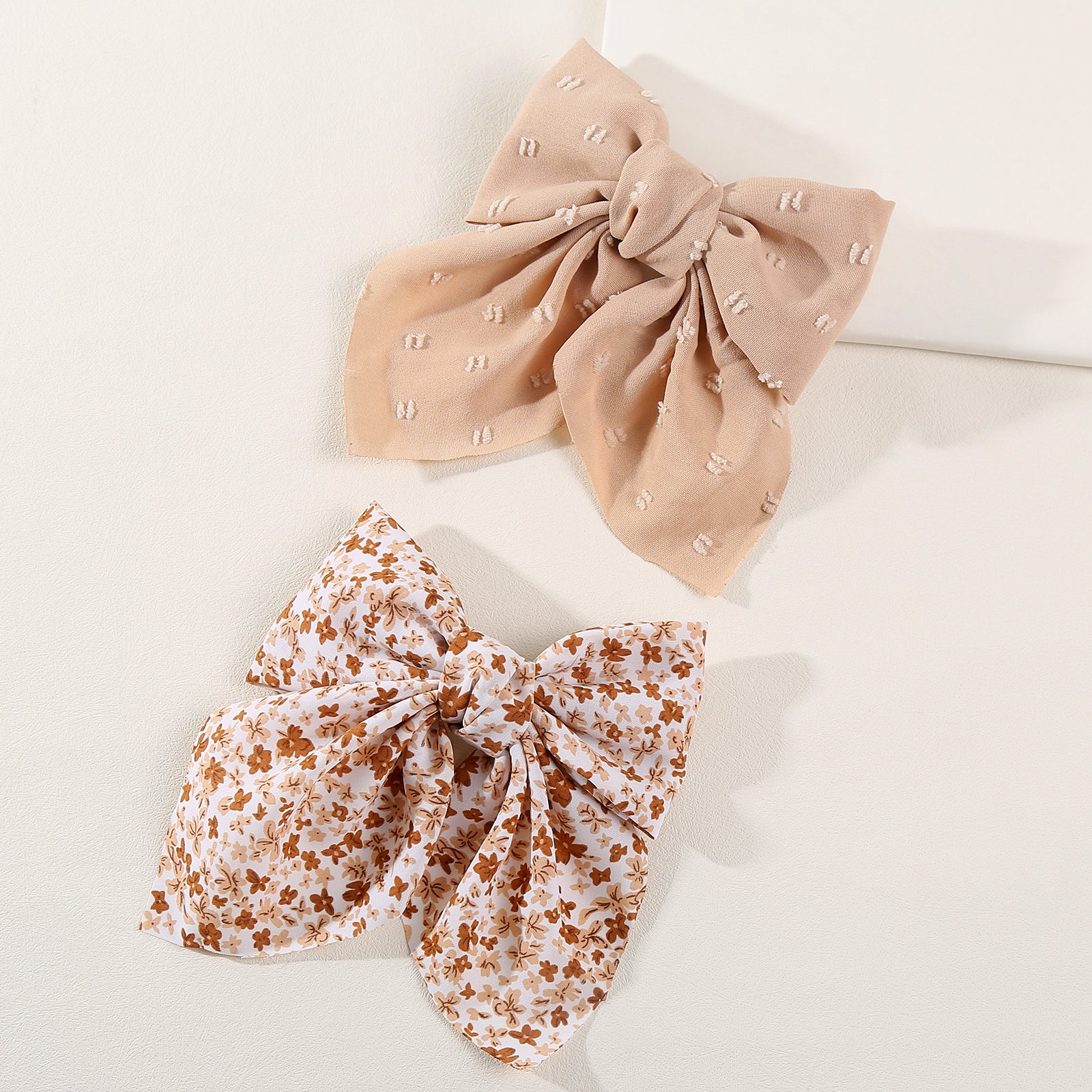 Floral Hair Bows For Girls Hair Clip Barrettes Women Teens