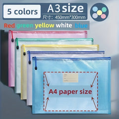 A3 Waterproof Document Bag Student Test Paper Bag