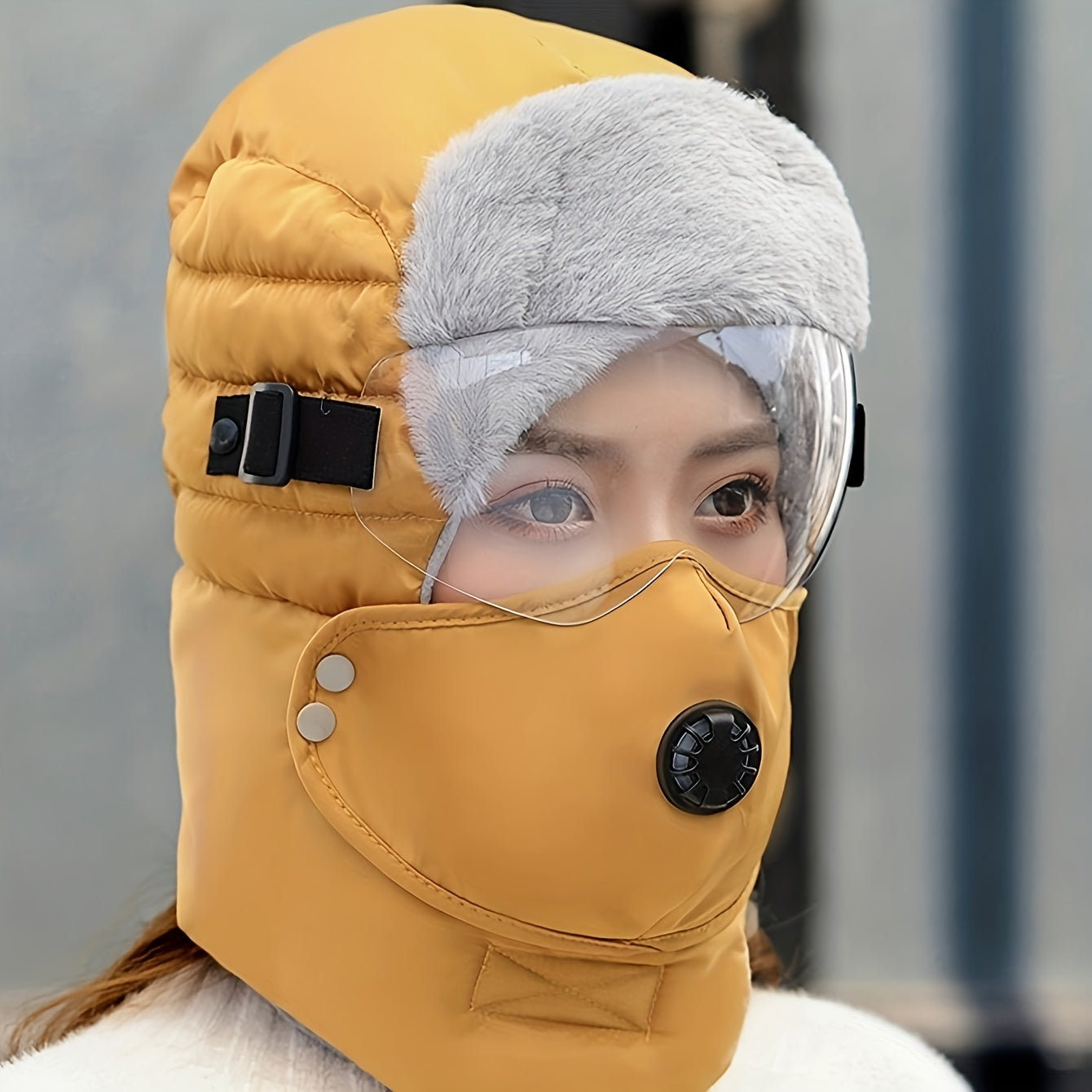 Winter Thickened Ear Protection Windproof Cotton Warm Cap