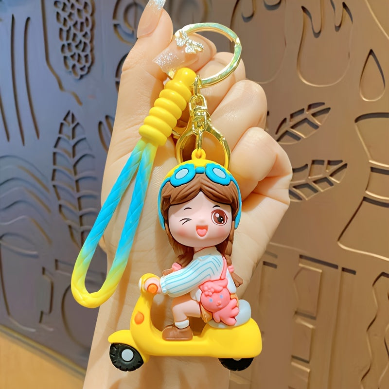 Cartoon Doll Keychain Backpack Decorative Small Pendant