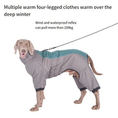Waterproof Adjustable Dog Coat for Medium Large Dogs