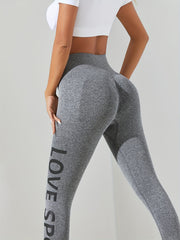 High Waist Yoga Leggings-High Stretch Running Sports Tight Pants