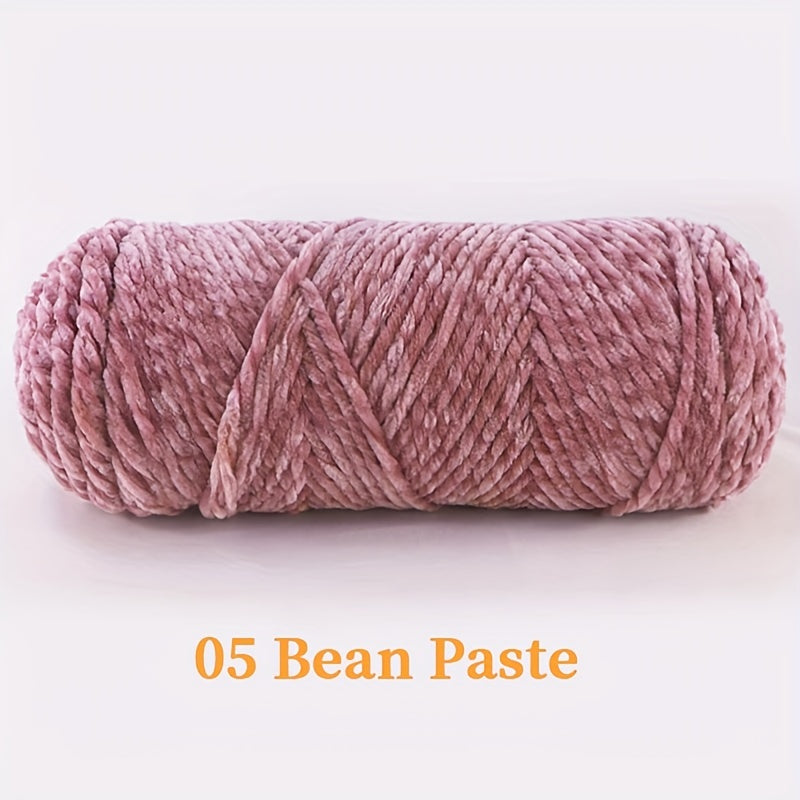 Velvet Yarn Soft And Skin Friendly Crocheting Knitting Hand Weaving DIY 200g