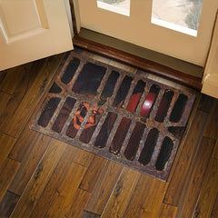 Horror Clown 3D Illusion Halloween Bath Mat Scary Welcome Door Mats