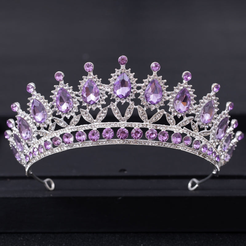 Crystal Tiara Crown Wedding Headpiece Princess Birthday Party Pageant