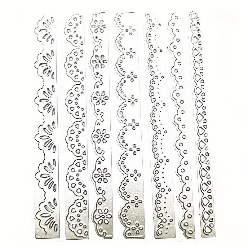 1pc Flower Lace Border Embossing Stencil for DIY Scrapbooking