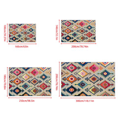 Fluffy Moroccan Carpet Floor Mat Soft Non Slip Area Rugs Living Room Bedroom