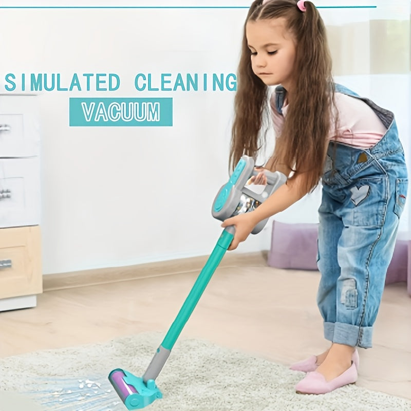 Kids Interactive Vacuum Cleaner Toy with Realistic Cleaning Sounds