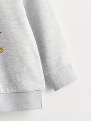 Boys Dinosaur Graphic Long Sleeve Top Kids Sweatshirt