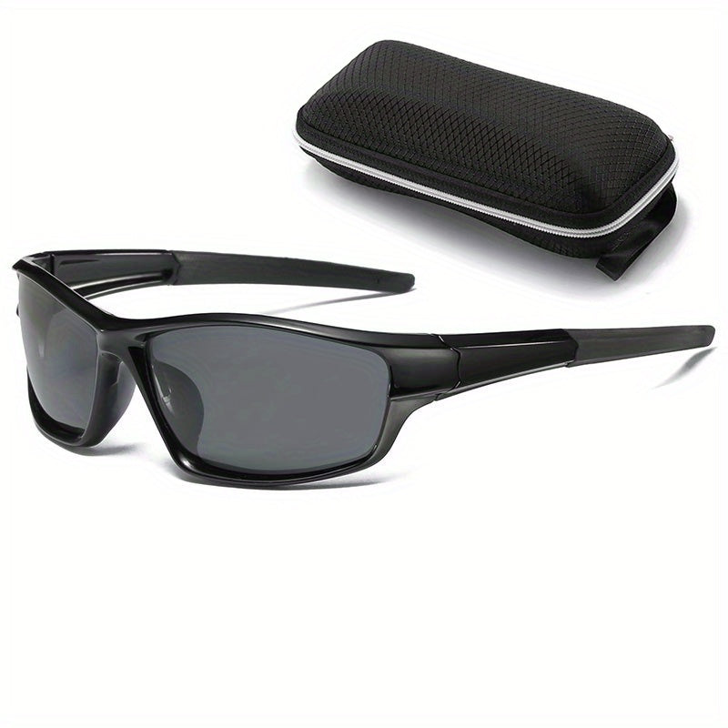 Men's Polarized Sports Sunglasses with Sunglasses Box