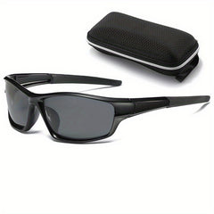 Men's Polarized Sports Sunglasses with Sunglasses Box
