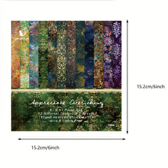 DIY Photo Album Scrapbook Paper Retro Theme Background - Vintage Paper Pack