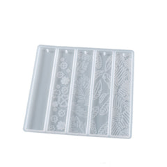 Epoxy Resin Silicone Mold Leaves Cat's Claw Heart Flower Bookmark