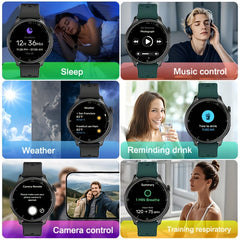 Youth Demon GPS Smart Watch with Compass Altitude Air Pressure AMOLED Display