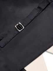 Men's Slim Fit Solid Suit Vest - Business Formal Vest