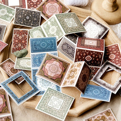 30pcs Retro Pattern Material Scrapbooking Art Supplies DIY Decorative Collage