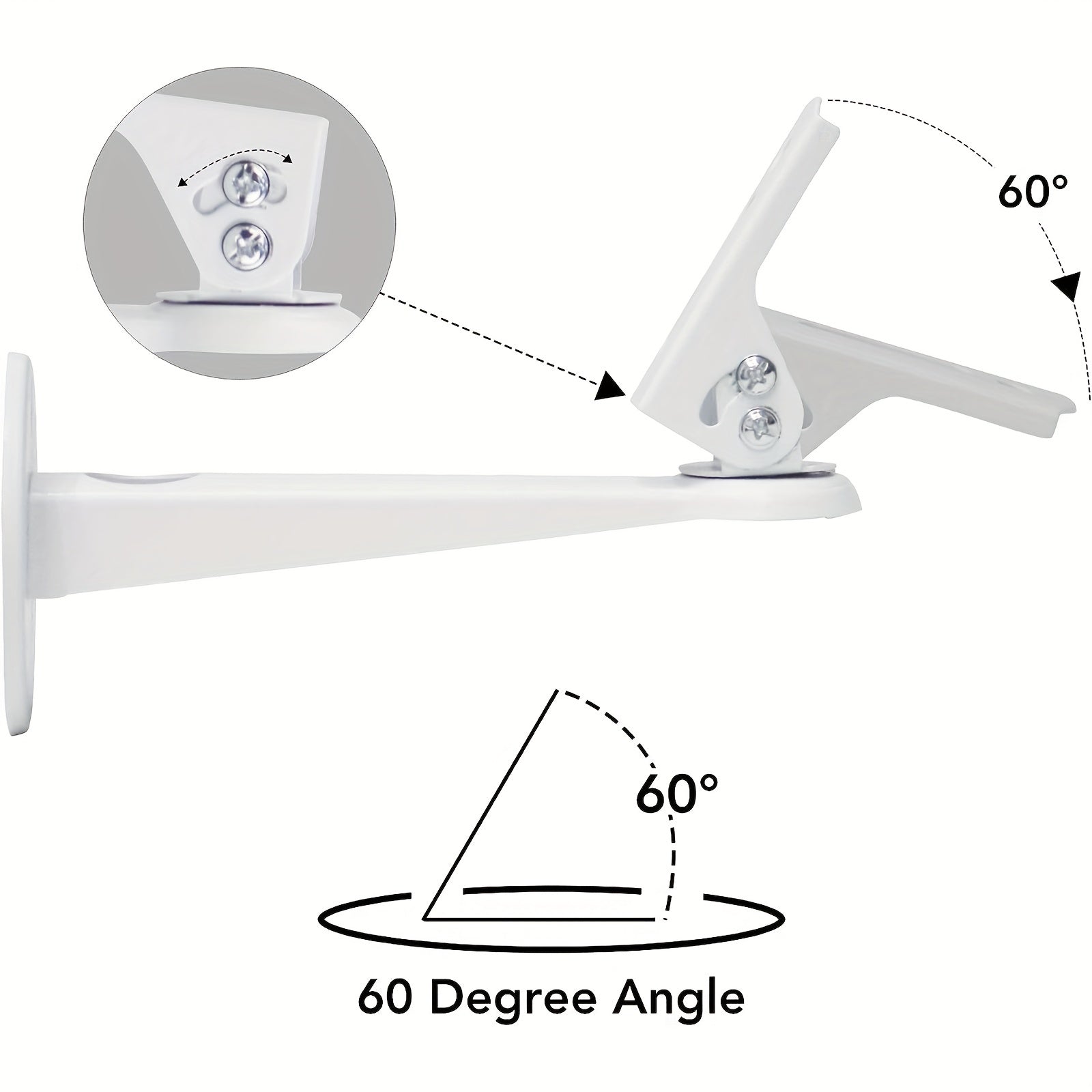 Metal Mini Projector Holder Wall Mounted Bracket, Load 4.99 KG