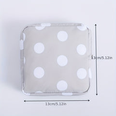 Reusable Sanitary Napkin Pads Storage Bag Mini Zipper Period Pouch