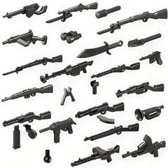 Military Minifigures Building Blocks Weapon Accessories Equipment Bag