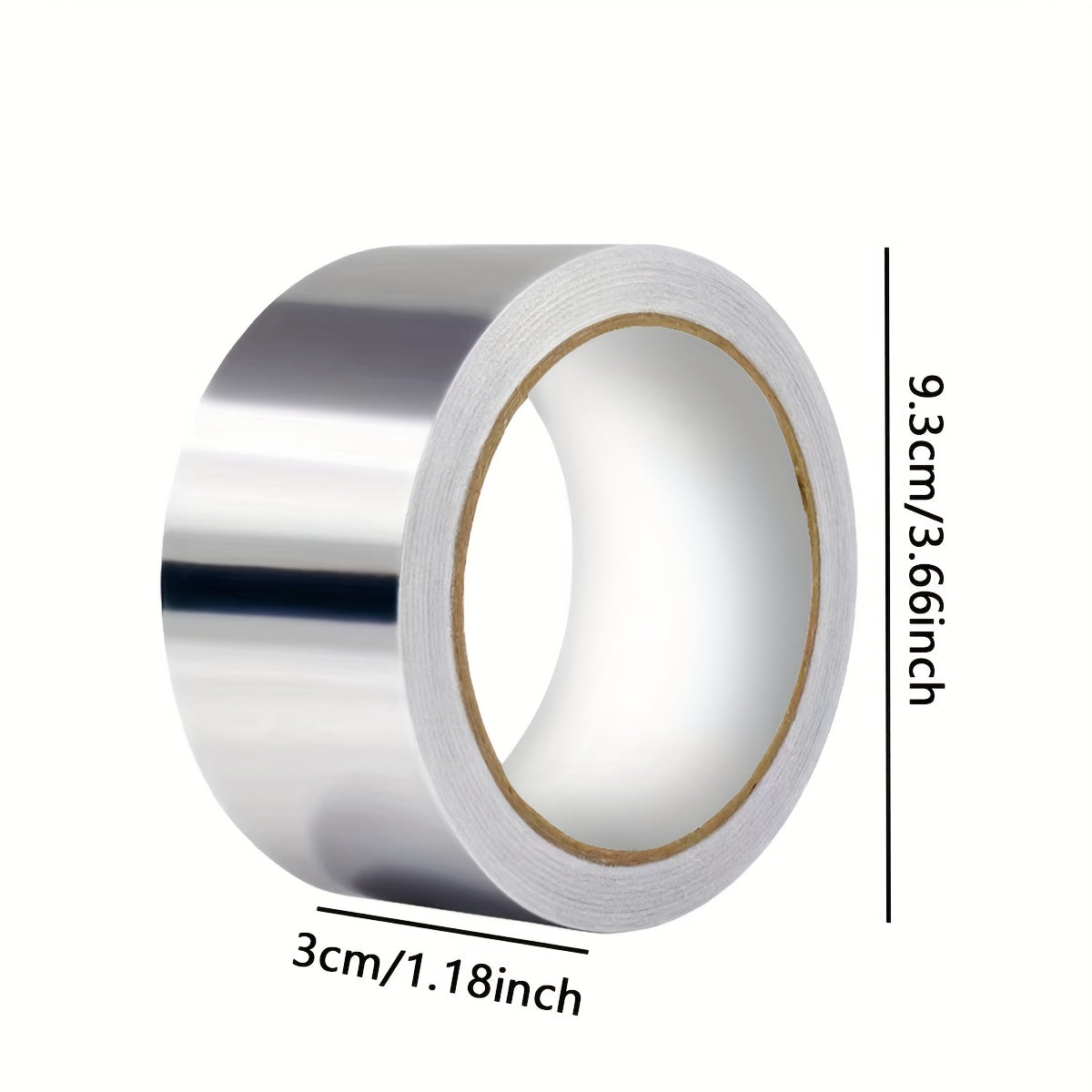 Aluminum Foil Tape Stove Sink Waterproof Sticker 3.9x1.18in