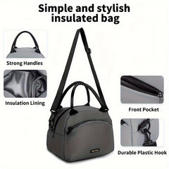 Waterproof Insulated Lunch Box Bag Large Capacity for Picnic Hiking