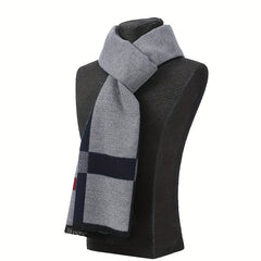 Men's Winter Striped Scarf Soft Formal