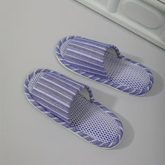 Men's Cozy Open Toe Slippers Anti-Skid Indoor Shoes