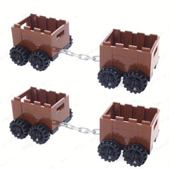 Mini Chain Truck Toy Set for DIY Building Blocks