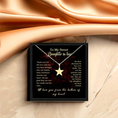 Girl's Stars Necklace Lucky Symbol Good Blessing Jewelry Romantic Daily Wear