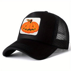 Halloween Element Embroidered Pattern Peaked Hat Baseball Cap