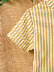 Boys Casual Outfit Shirt & Shorts Set Kids Summer Clothes