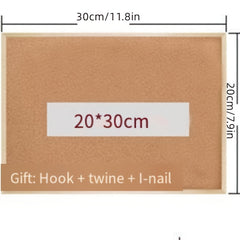Self Adhesive Cork Board Photo Wall Sticker - Stylish & Functional Display